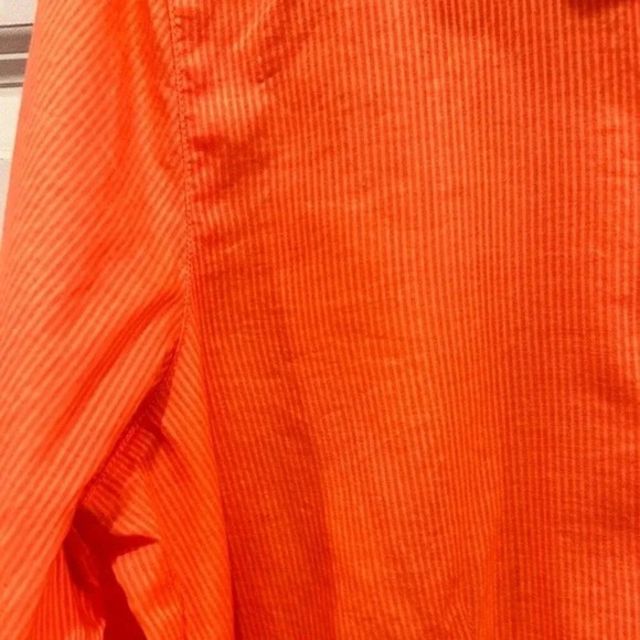 Eddie Bauer Semi Sheer Cotton Button Up Travel‎ Shirt size Large - Picture 2 of 8